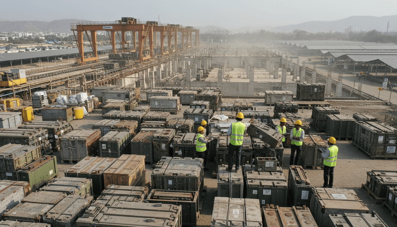 Editorial image for “Big Battery Projects Are Coming. Here's Why It Matters For Your Scrap Rate.”, illustrating battery.
