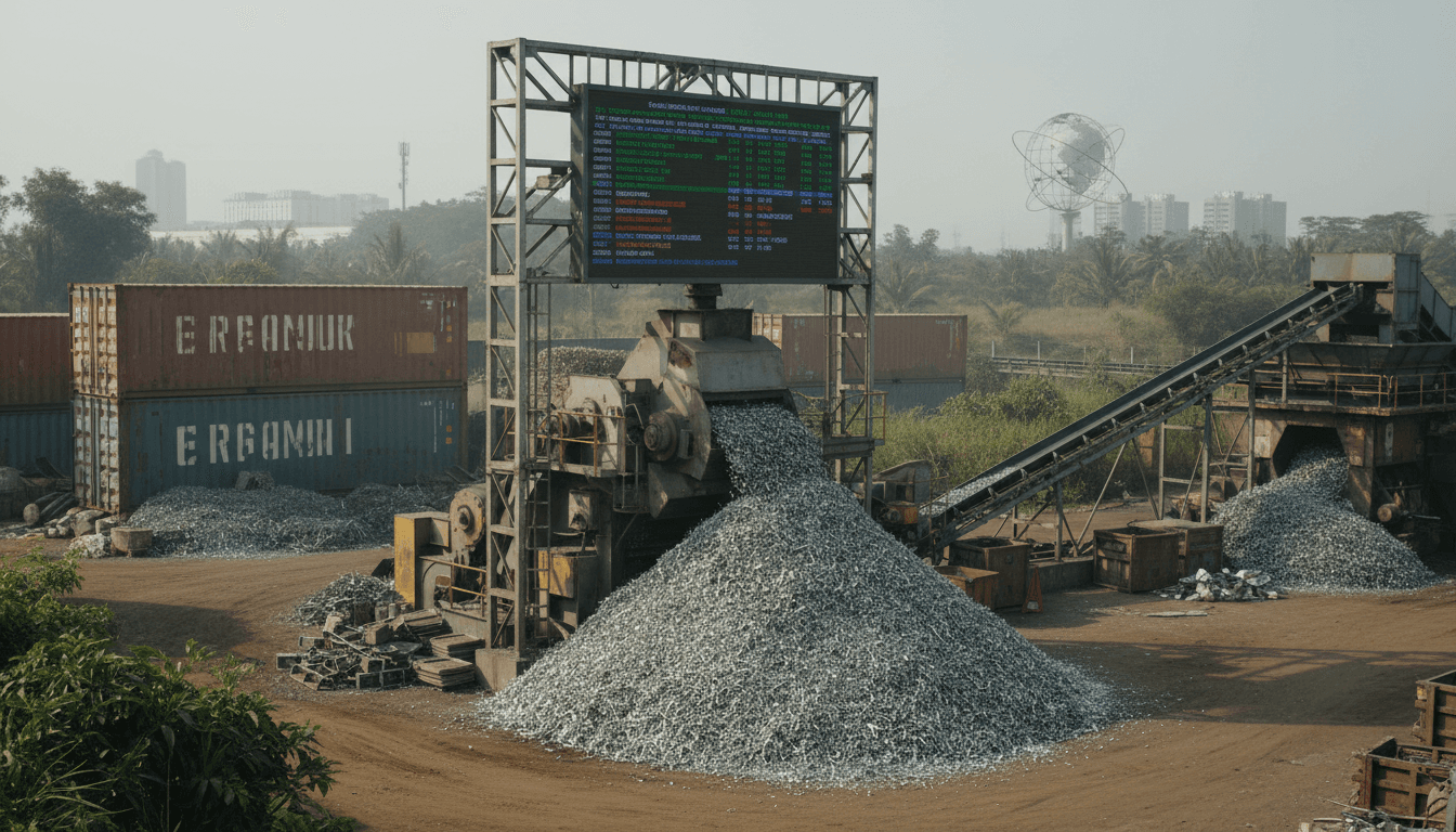 Editorial image for “EU Drops 15% Scrap Duty, But a Bigger Threat Looms for Indian Aluminium Trade”, illustrating aluminium.