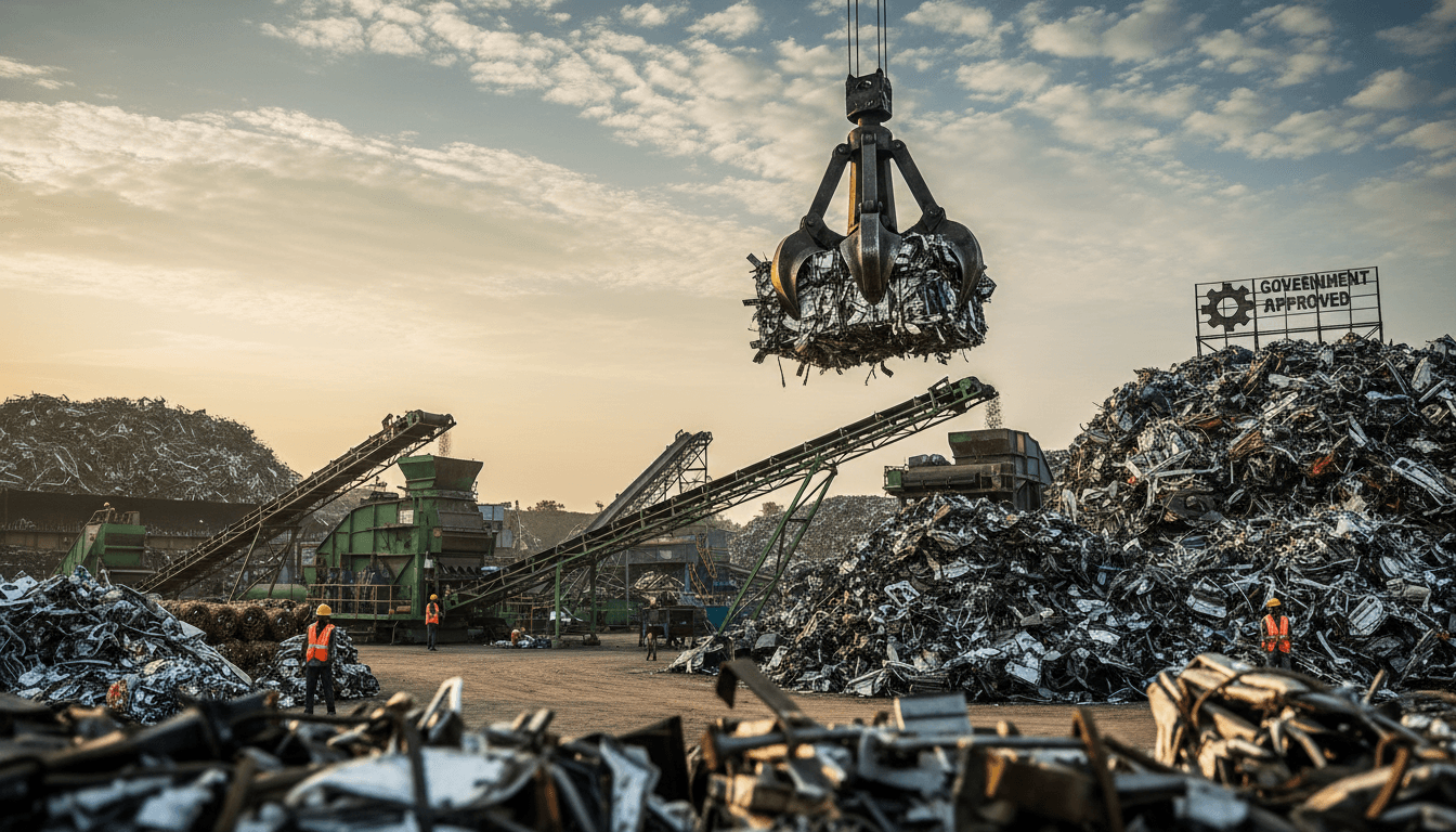 Editorial image for “EU Plans to Block Your Metal Scrap Supply by 2027”, illustrating ferrous.
