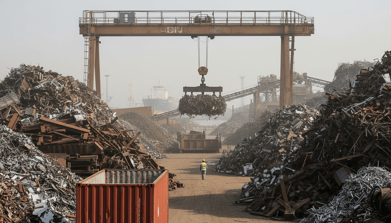 Editorial image for “India's Scrap Pipeline From Europe Could Shut in 2027. 16 October Is the Last Chance to Push Back.”, illustrating aluminium.