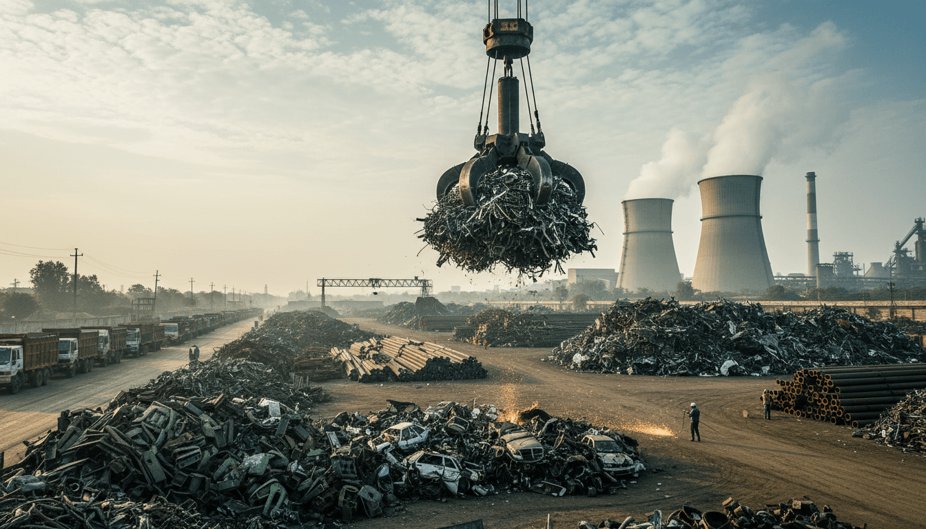Editorial image for “Steel Boom Sends Scrap Prices Soaring: Who Wins, Who Loses?”, illustrating ferrous.