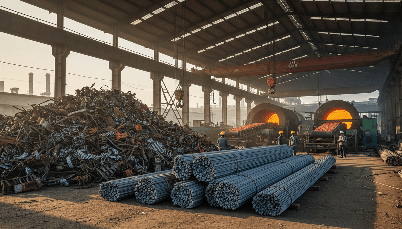 Editorial image for “Steel Rod Prices Going Up. What It Means For Your Scrap Business.”, illustrating ferrous.