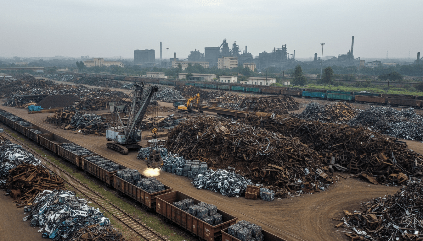 Editorial image for “Tata Steel's Stock Is Up. Should You Hold Your Steel Scrap?”, illustrating ferrous.